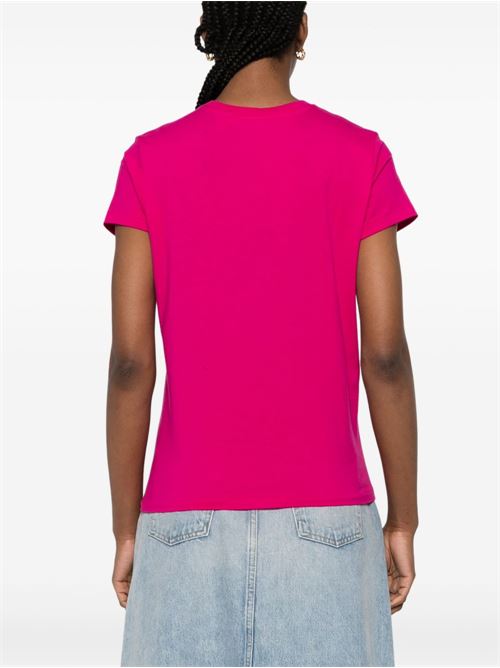 T-shirt donna mezza manica con logo ricamato POLO RALPH LAUREN | 211898698017